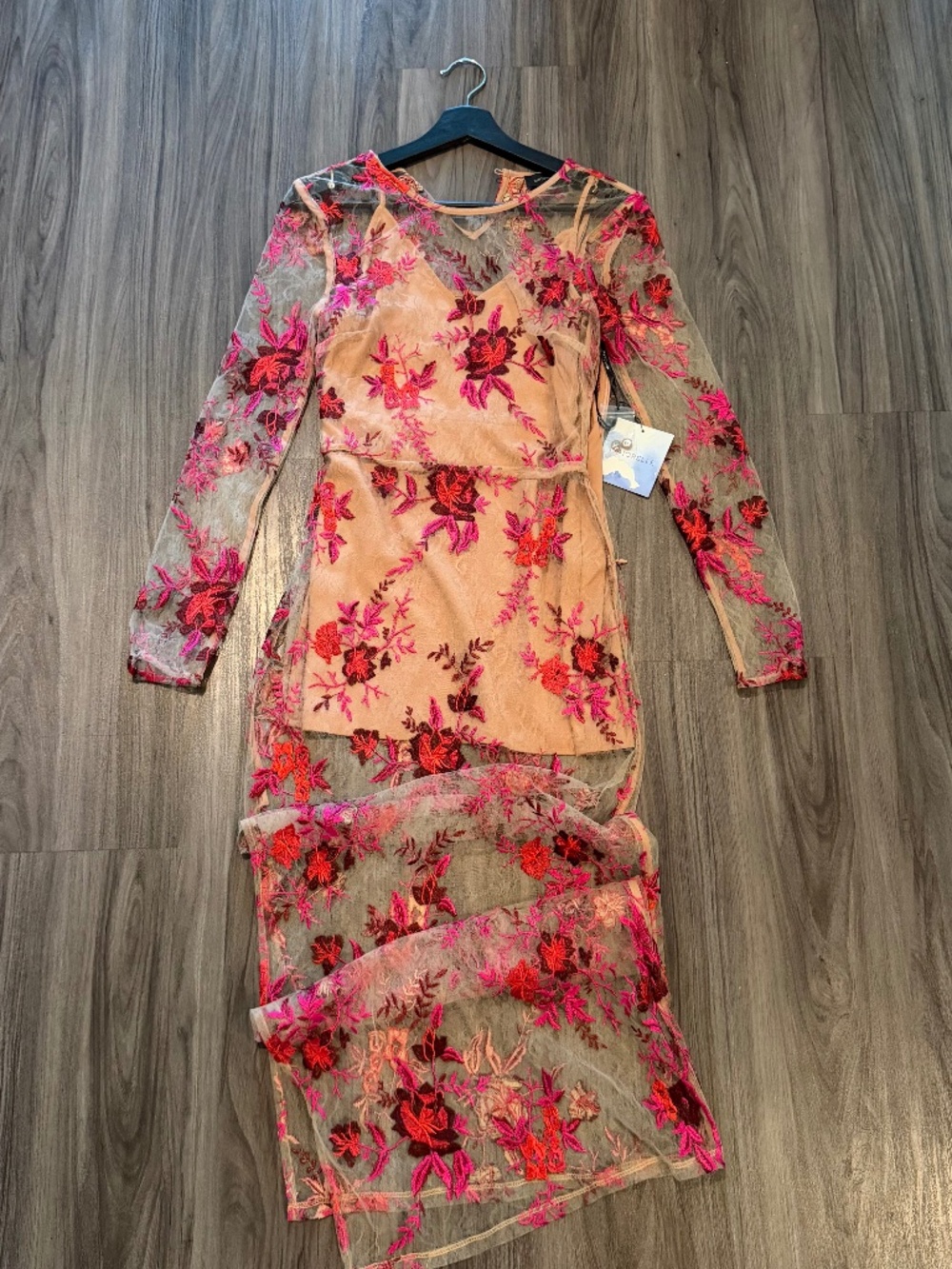 MAJORELLE Willow Maxi Dress Scarlet Vineyard